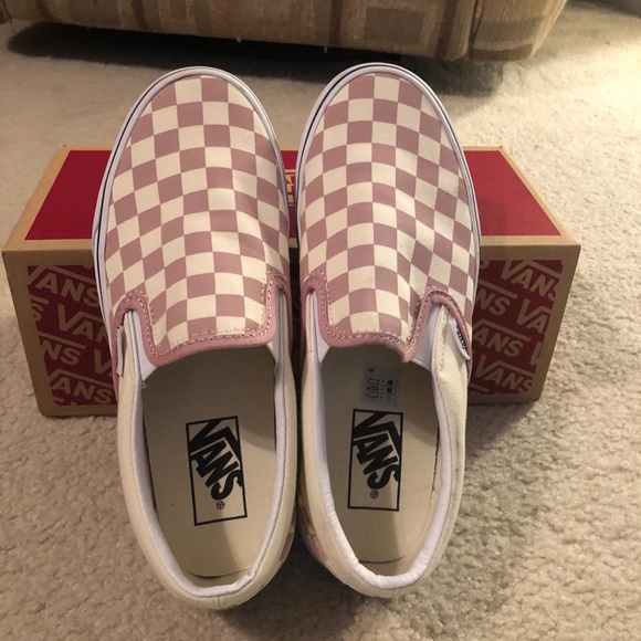 Vans Shoes - Pink Checkered Vans